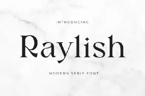 Raylish font