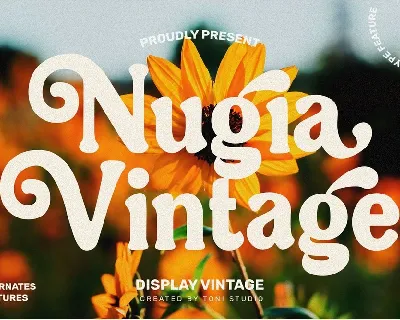 Nugia Vintage font
