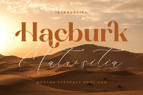 Hacburk Matrositia Duo font