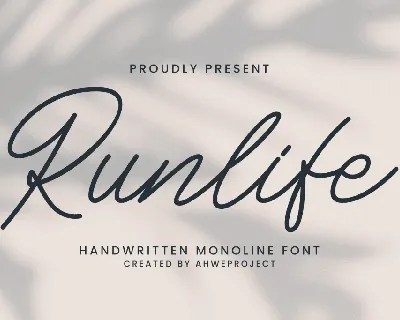 Runlife font