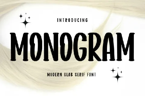 Monogram Display font