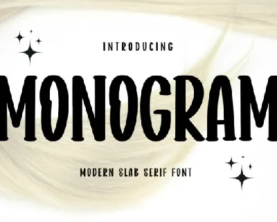 Monogram Display font