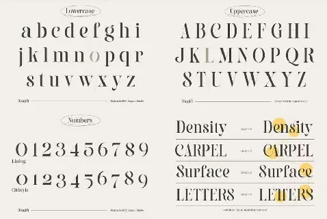 Ringift font