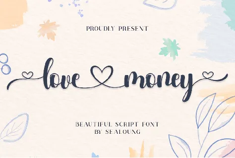 Love money font