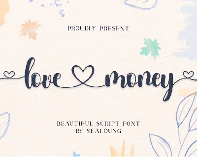 Love money font