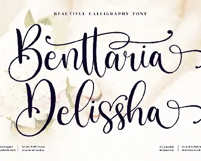 Benttaria Delissha font