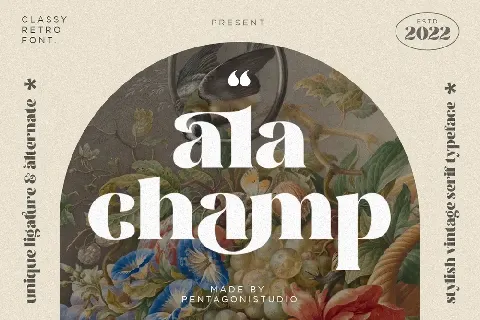 ala champ font