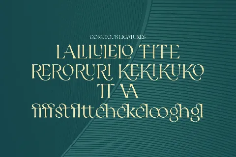 Restaglick font