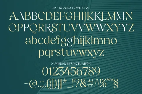 Restaglick font