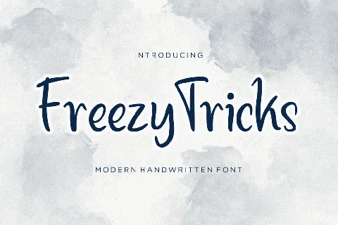 Freezy Tricks font