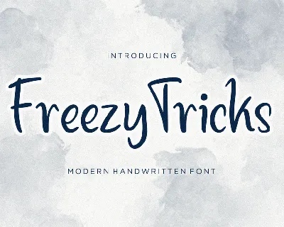 Freezy Tricks font
