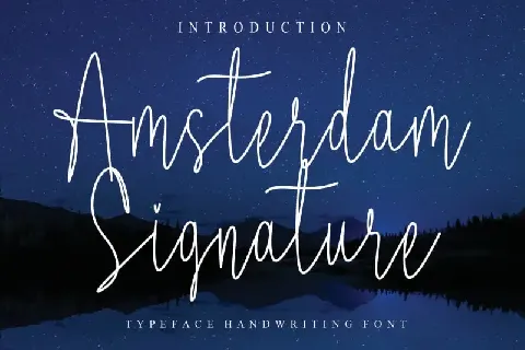 Amsterdam Signature Script font