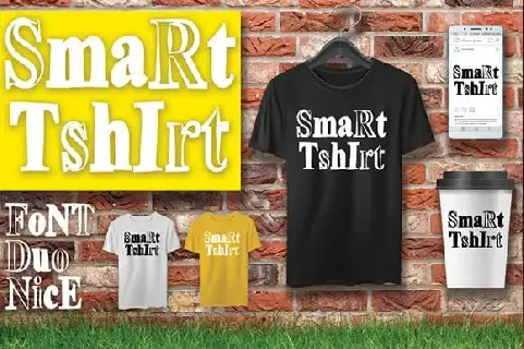 SmaRt TshIrt Display font