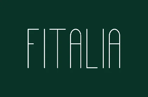 Fitalia font