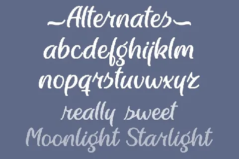 Lightning Crashes Script font