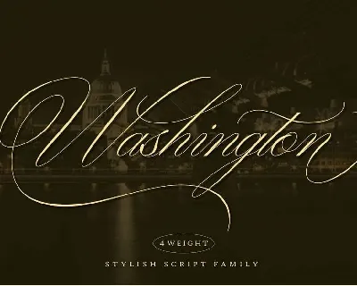 Washington font