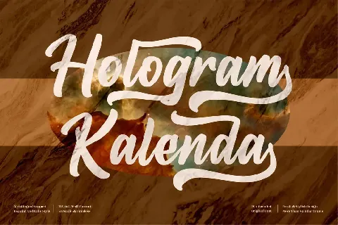 Hologram Kalenda font