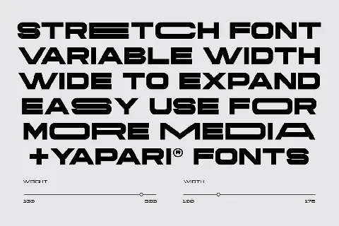 Yapari font