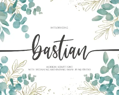 Bastlian font