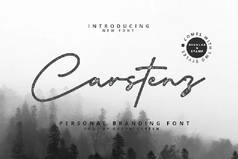 Carstenz Vintage Script font