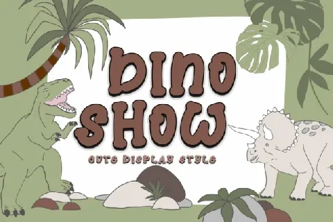 Dino Show Display font