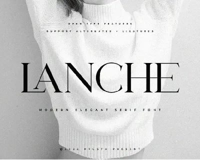 Lanche font