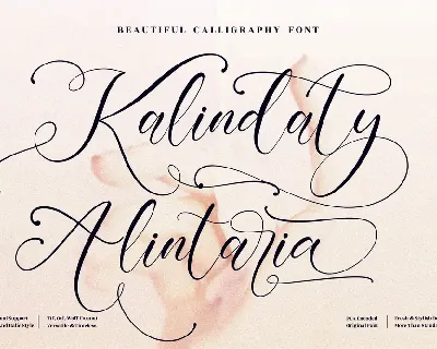 Kalindaty Alintaria font