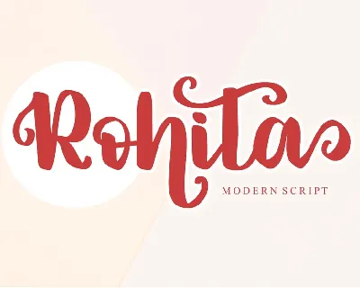 Rohita - Personal Use font