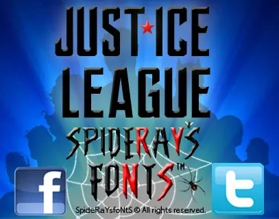 JUSTICE LEAGUE font