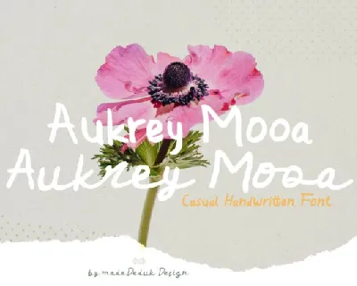 Aukrey Mooa font