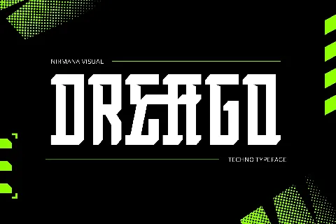 Dreago Techno Demo font