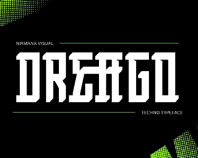 Dreago Techno Demo font