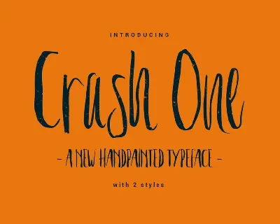 Crash One Typeface Free font