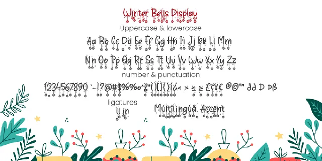 Winter Bells font