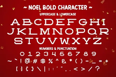 Noel Bold font