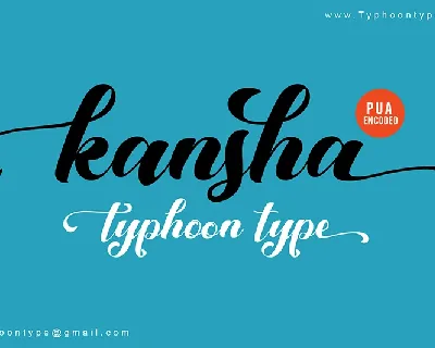 Kansha font