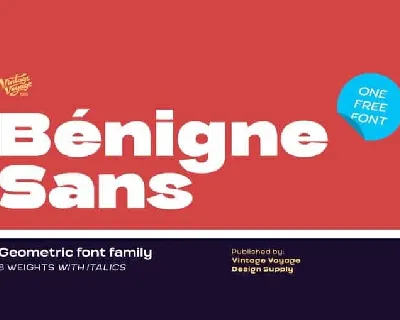 Benigne Sans Family font