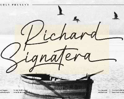 Richard Signatera font