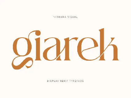 Giarek - Demo Version font