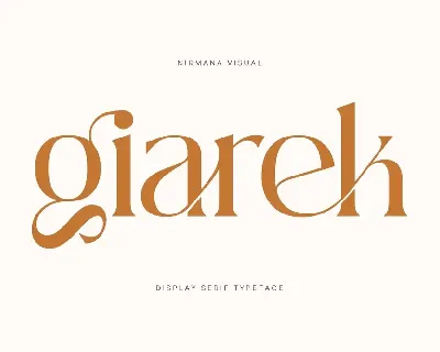 Giarek - Demo Version font