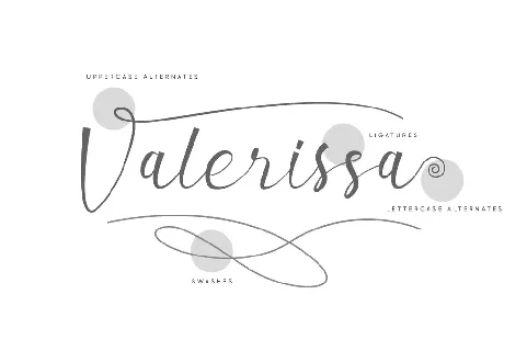 Valerissa Personal Use font