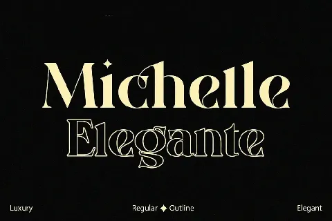 Michelle Elegante font