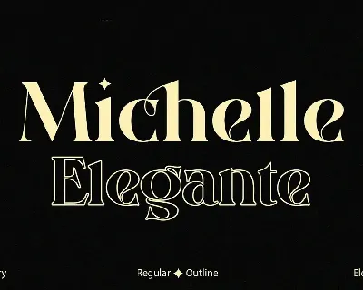 Michelle Elegante font