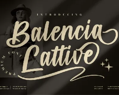 Balencia Lattive font