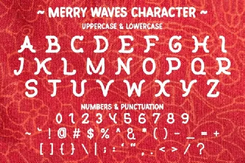 Merry Waves font