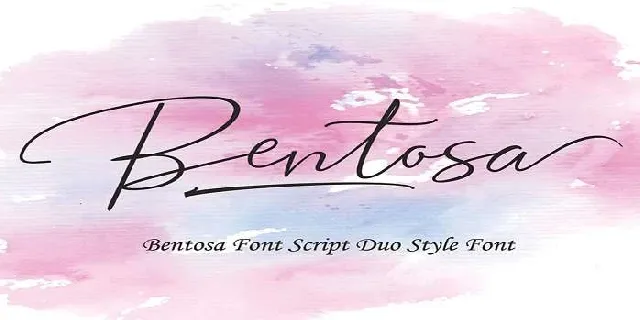 Bentosa font