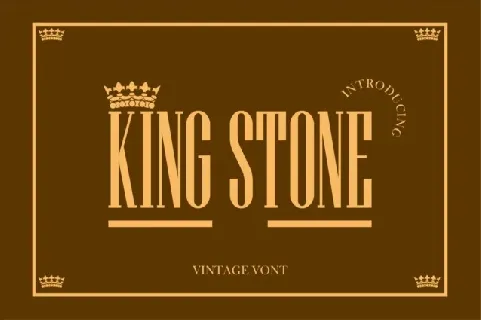 King Stone font