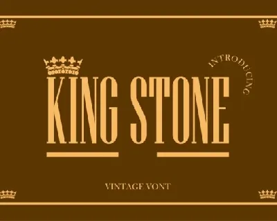 King Stone font