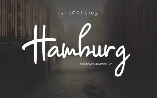 Hamburg Signature font