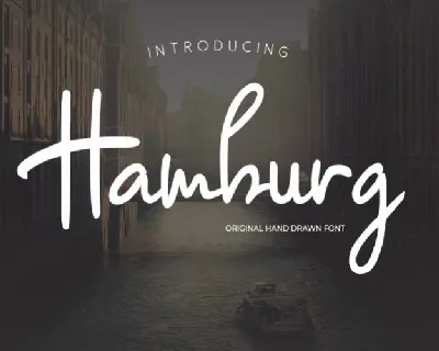 Hamburg Signature font